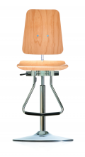 Werkstoelen in hout nieuw