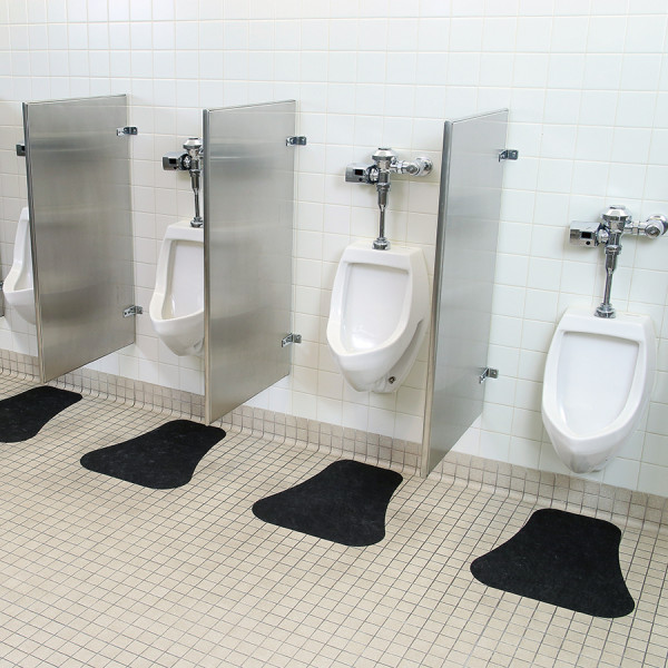 hygiënische matjes urinoirs herentoilet vloerbekleding toiletten