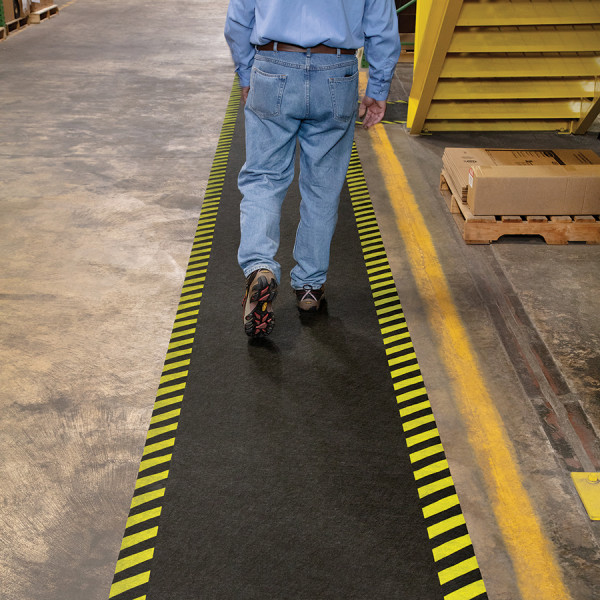 tapis de sécurité production atelier usine piétons