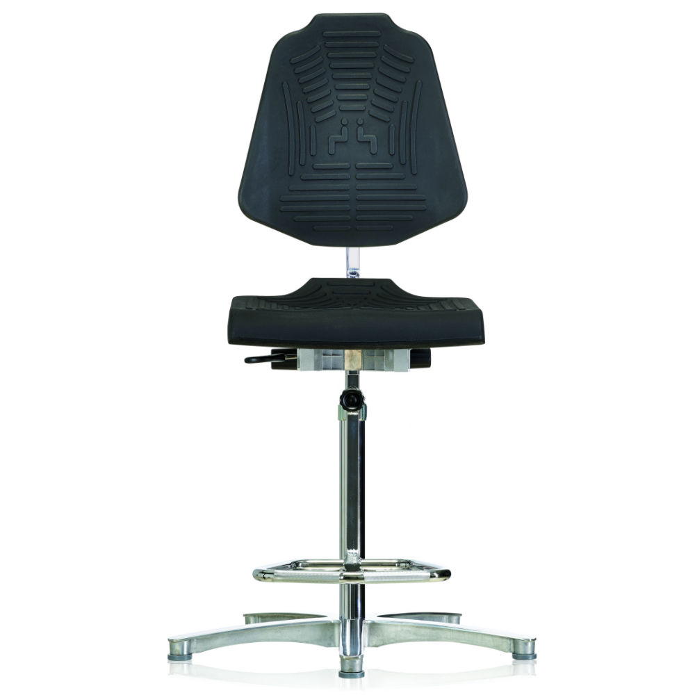 hoge werkstoel productie WS 1211E XL met -04 opstaphulp Werksitz