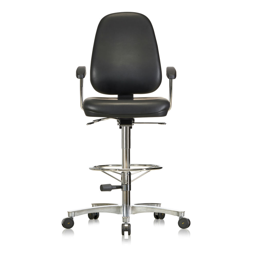 chaise haut salles blanches WS 1711.20 RR ESD avec accoudoirs