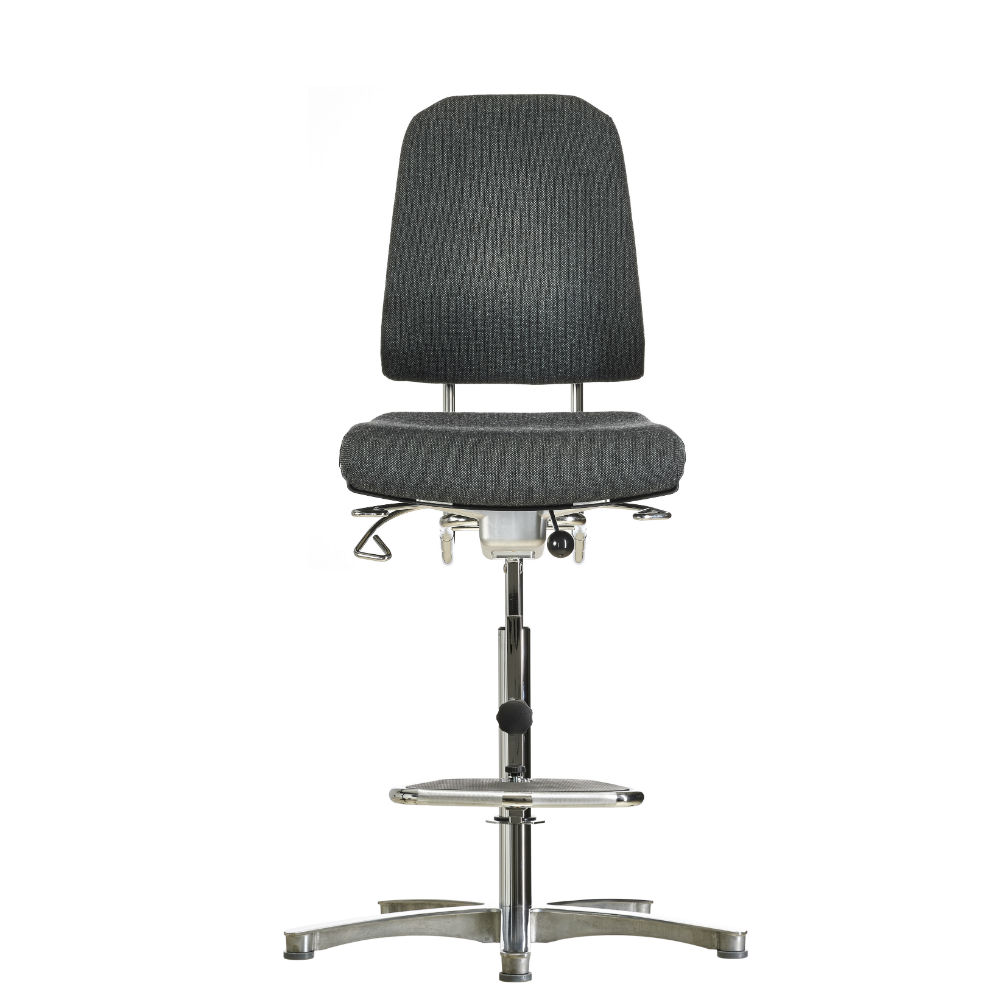 Hoge kantoorstoel in stof met grote rug ergonomische stoel Klimastar